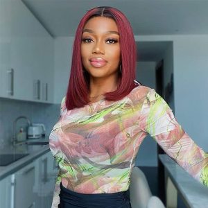 ombre 1b99J color bob wig