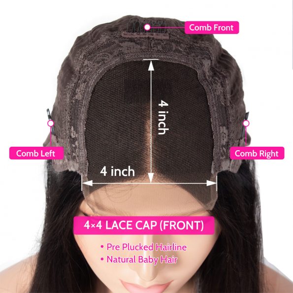 4x4 wig details