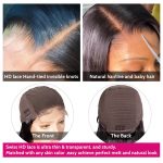 HD lace closure wig straight hair