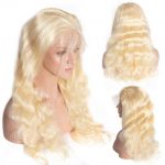 613 blonde human hair wig (2)