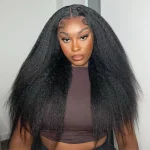 kinky straight human hair wig (3)