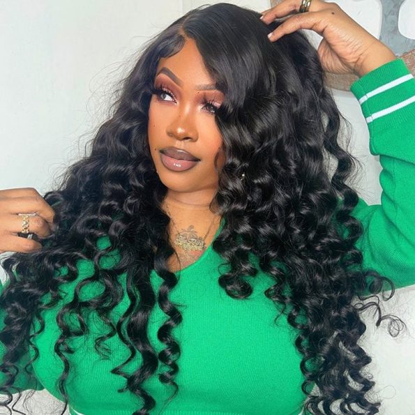 loose deep wave wig