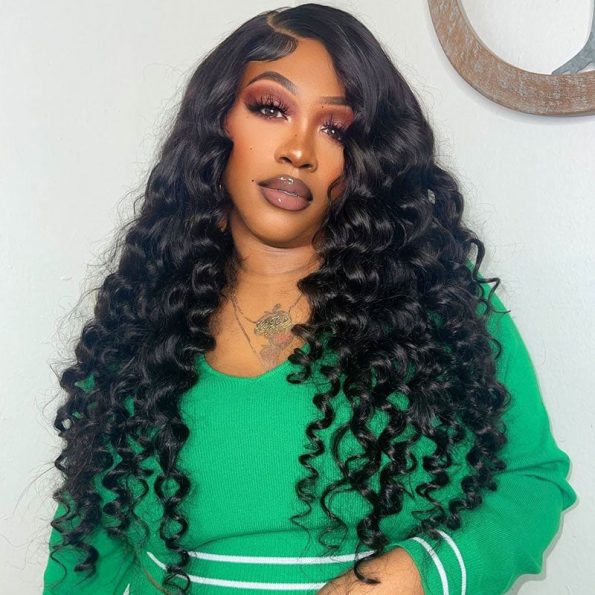 loose deep wave wig