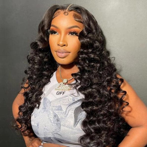 loose deep wave wig