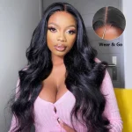 wear go glueless body wave human hair wig