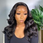 New body wave human hair wig