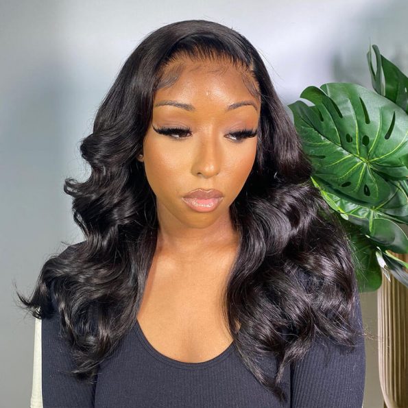 shoulder length body wave wig