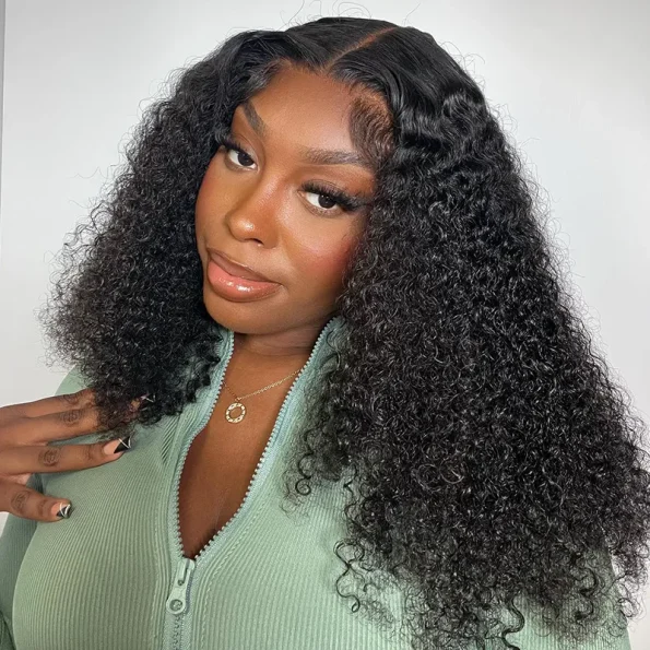 curly glueless wig