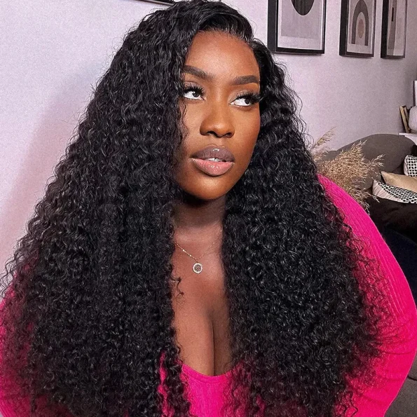 curly human hair wig