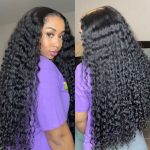 deep wave glueless wig