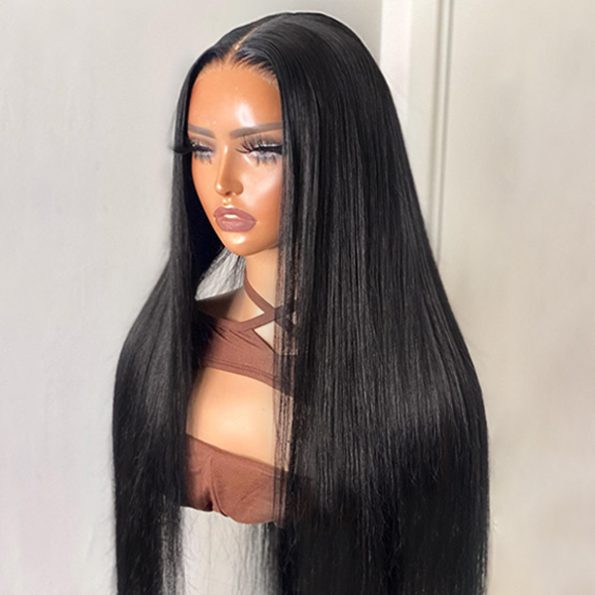 glueless straight hair wig