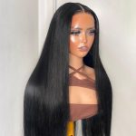 glueless straight hair wig