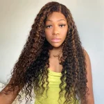 highlight water wave wig