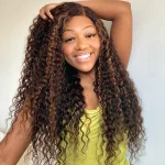 highlight water wave wig