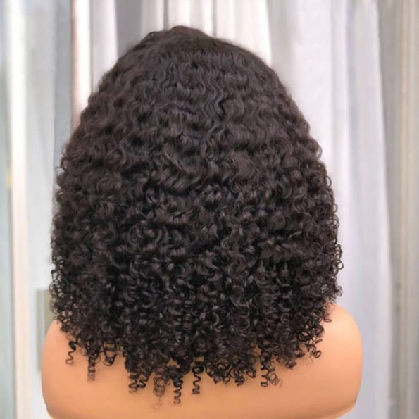 kinky curly bob wig