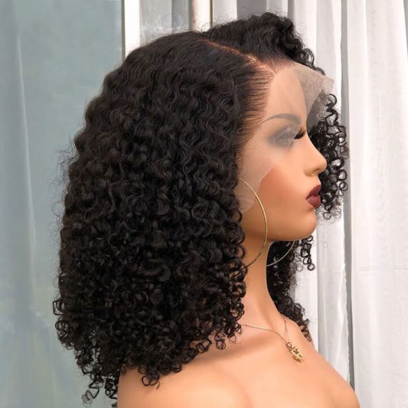 kinky curly bob wig