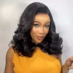 9×6 mcap bouncy loose wave wig