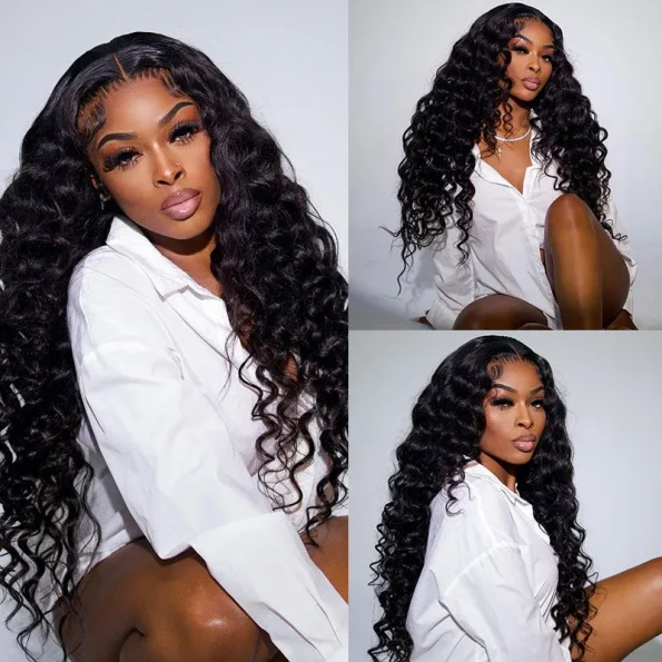 loose deep wave human hair wig