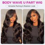 u part wig body wave human hair (2)