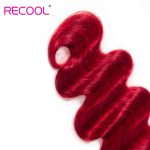 red color body wave with cloure