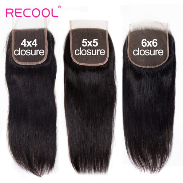 straight hair 6x6 lace closure