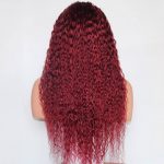 99j burgundy curly wig