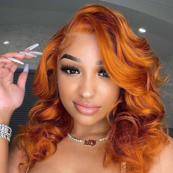 Ginger body wave wig