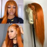 ginger_orange_wig straight hair