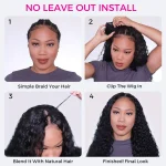 v part curly wig