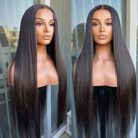 HD lace closure wig straight hair