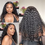 deep wave human hair wig