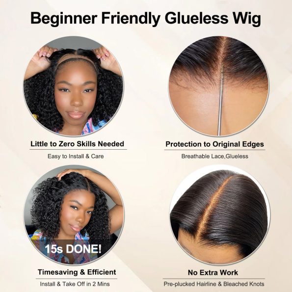 glueless wig details