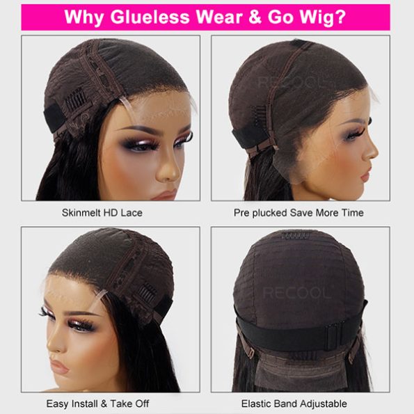 glueless wig details