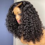 water wave human hair wig