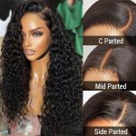 water wave human hair wig