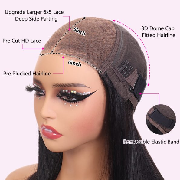 wear go glueless wig details