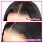 straight human hair glueless wig 3