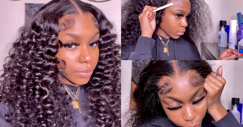 5x5 HD lace closure wig