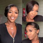 pixie cut straight hair bob wig