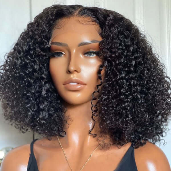 short deep curly wig