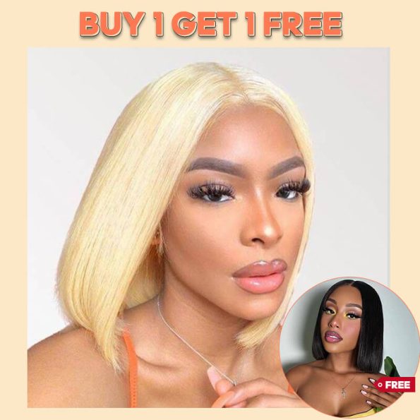 613 blonde bob wig bogo sale