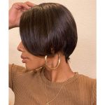 pixie cut straight hair bob wig