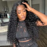 water wave lace closure wig