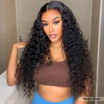 water wave glueless wig