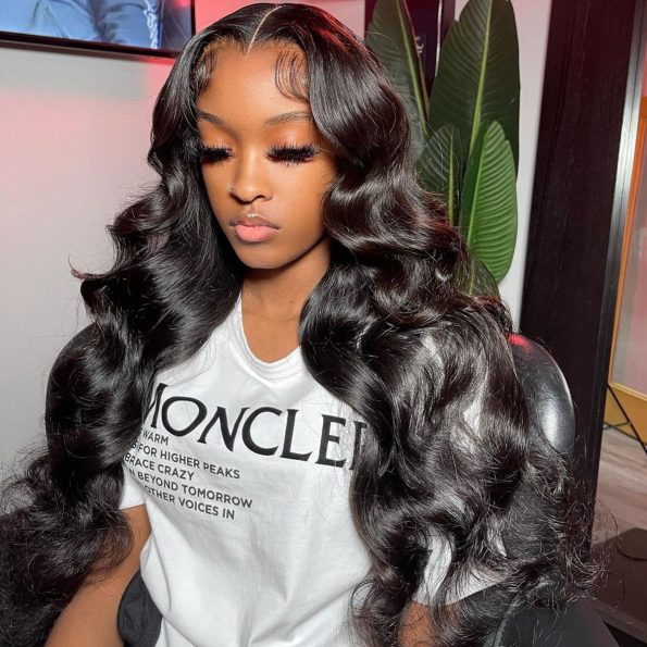 body wave human hair wig