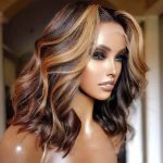 highlight blonde short wig