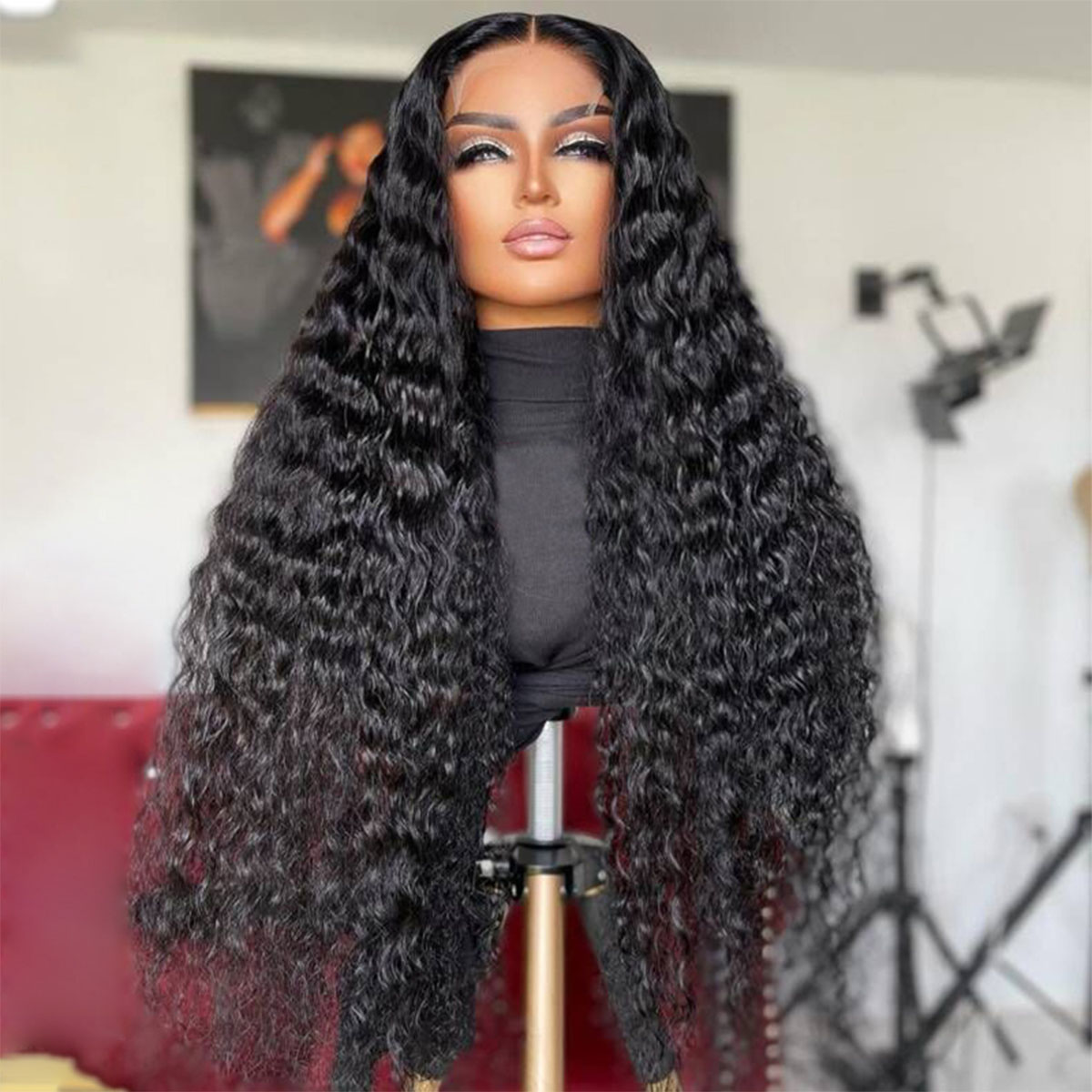 water wave long inches wig