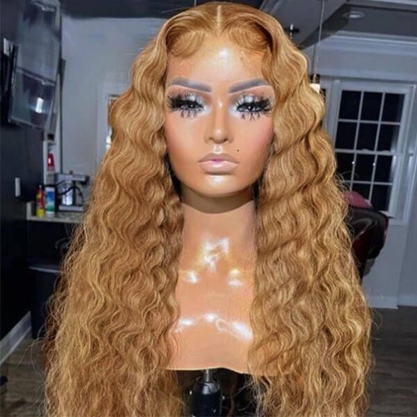 #27 Honey Blonde Loose Deep Wave Wig