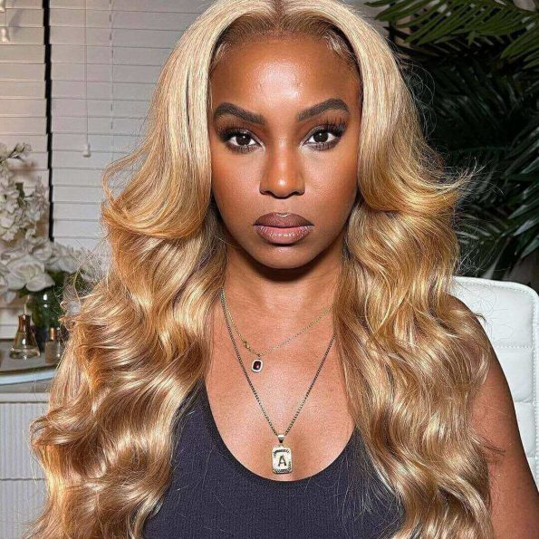 #27 Honey Blonde Body Wave Wig