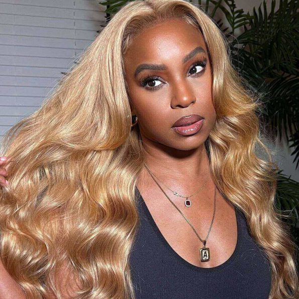 #27 Honey Blonde Body Wave Wig